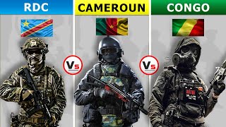 RDC vs Cameroun vs Rep. Congo : Comparaison de la Puissance Militaire
