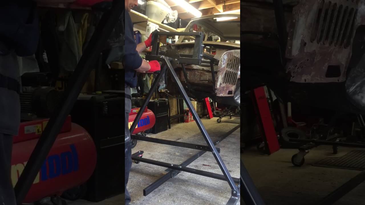 Mini rollover jig by Automotive Handling Solutions