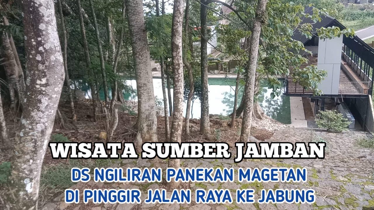 Melihat Sumber Jamban Magetan indah dan sejuk warna airnya mirip dengan hijau toska gaez