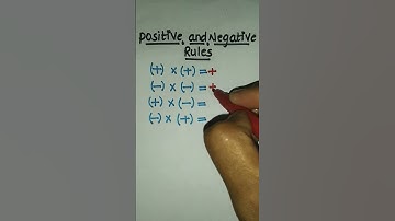 #Maths shorts#Positive and negative rules#*