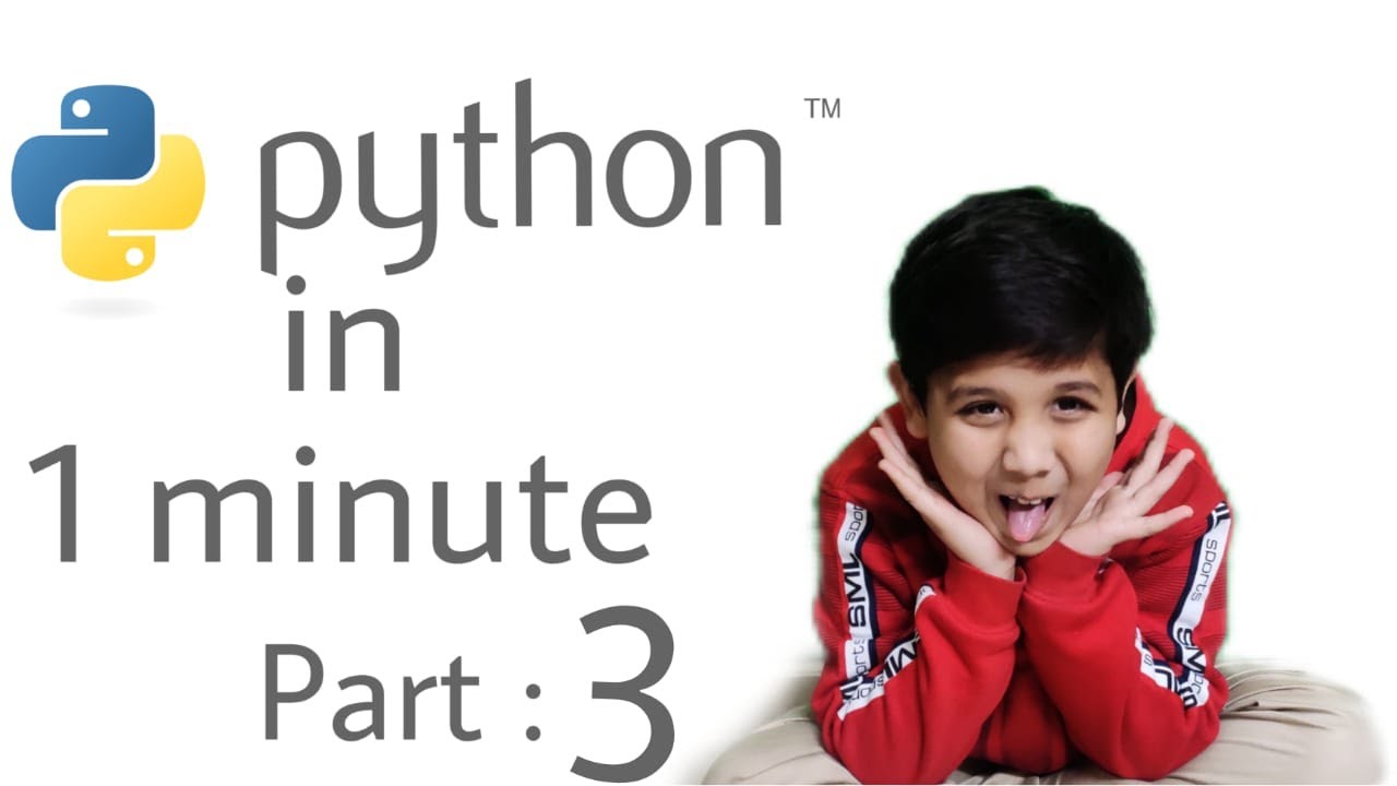 #shorts Python in 1 min| Part 3 | Coding for kids