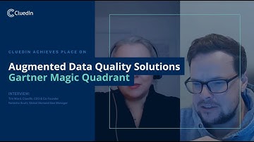 Augmented Data Quality Solutions Magic Quadrant Interview - CluedIn Announced as Niche Player