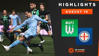HIGHLIGHTS: Western United FC v Melbourne City FC | August 19 | Hyundai A-League 2019\/20 Season