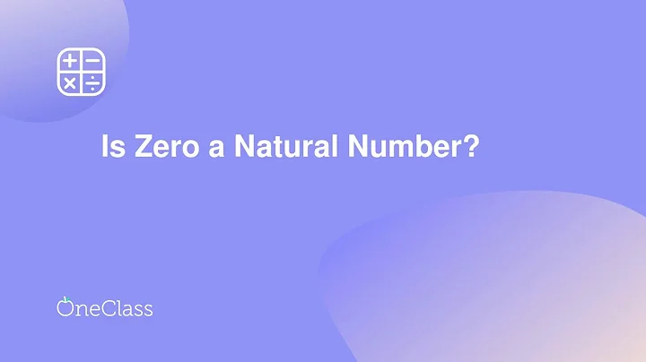 Is Zero a Natural Number?