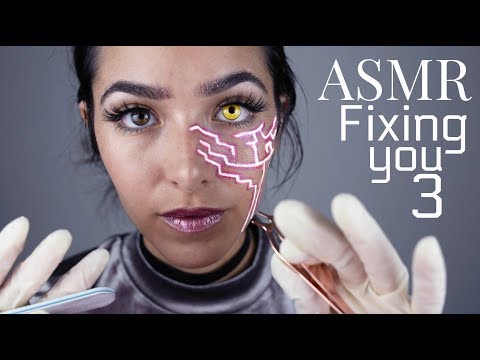 ASMR Fixing You 3 (3DIO: Gloves sounds, Ear cleaning, Face BPantWhere to gong, Scratching sounds and +
