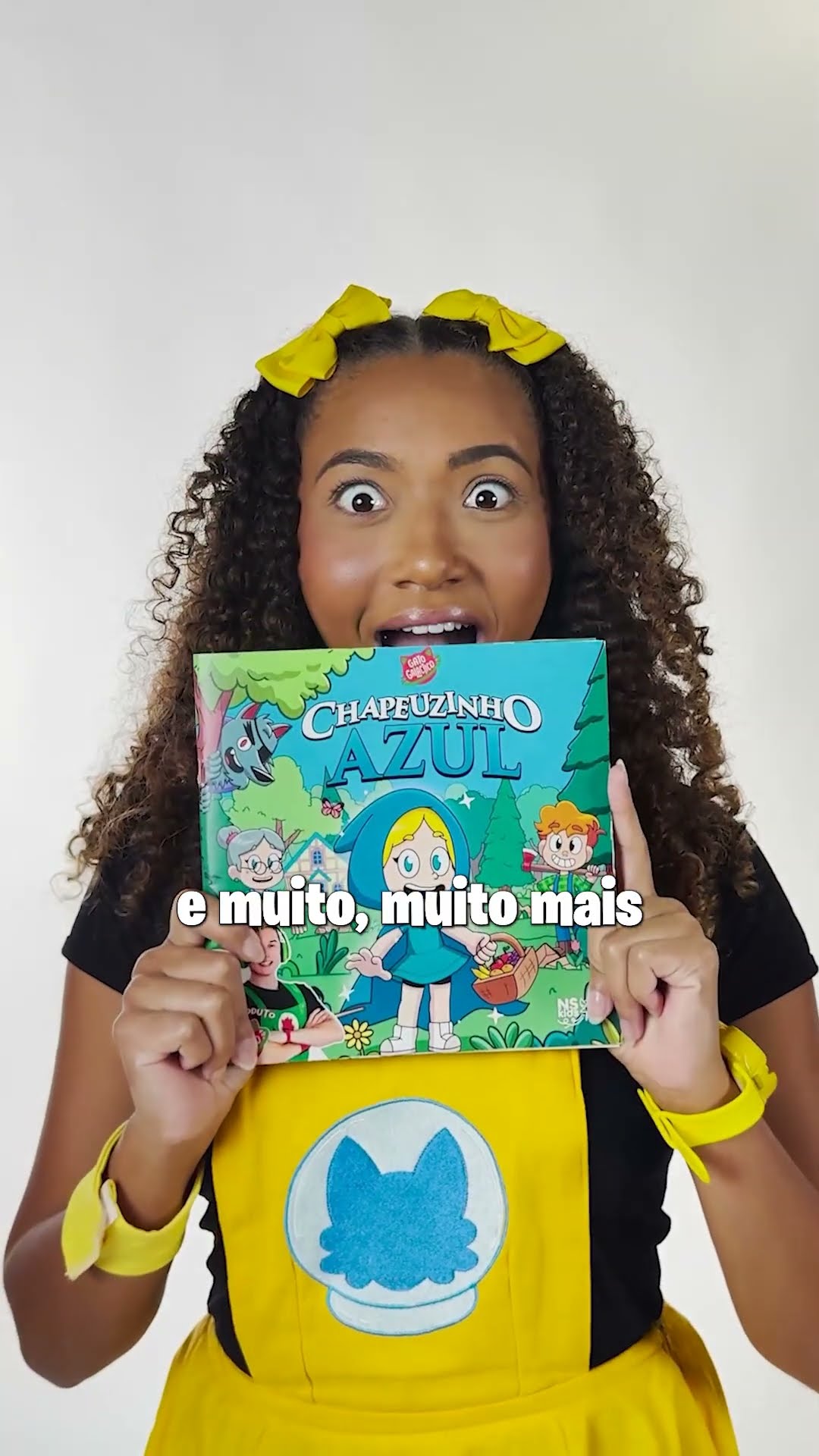 Criancas Reagem ao Novo Livro Gato Galactico em CHAPEUZINHO AZUL