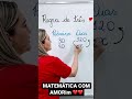 ❤️❤️ QUER APRENDER REGRA DE TRÊS? ENTÃO VEM COMIGO!!!