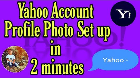 Yahoo Email Account Profile Picture set || Yahoo Account profile picture set in mobile || Yahoo mail
