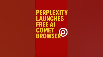 Perplexity Launches Free AI Comet Browser #viralvideo #trending #perplexity #cometbrowser