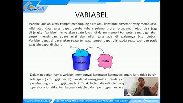 Materi Pemrograman Berbasis Object (STMIK Nusa Mandiri) Pertemuan 2 Kelas 12.2B.11