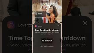 Found the cutest couple app ever 😭❤️ #relationships #couplewidget #ldr