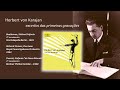 HERBERT VON KARAJAN: excertos das primeiras gravações