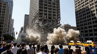 Massive Building Collapse |  Satisfying Demolition Ever#buildingdemolition  #ImpactReality