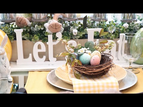 Video: EASTER DECORATE WITH ME // SPRING DECORATING IDEAS // EASTER DECORATING IDEAS