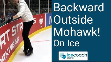 Breakdown of Unique Figure Skating Turn! The Backward Outside Mohawk On Ice.