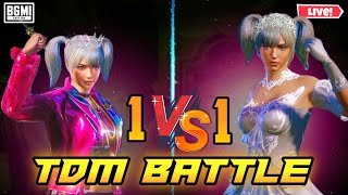 BGMI || 1v1 Room Match, TDM ||Fun live  ❤️|| TITLI IS LIVE|| Girl Gamer #bgmi #bgmilive