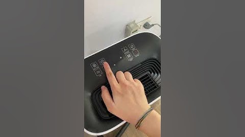 Hướng dẫn sử dụng Máy lọc không khí kèm lọc không khí  Benny BDH- 201BLACK