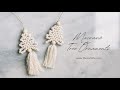 DIY Macrame Christmas Tree Ornament