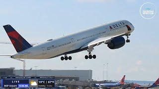 🔴✈️ LIVE MSP Airport Action with STUNNING Views & ATC - Arrivals and Departures! 21-SEP-2025