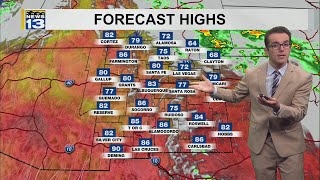 Fewer storms & warmer weather slowly returns