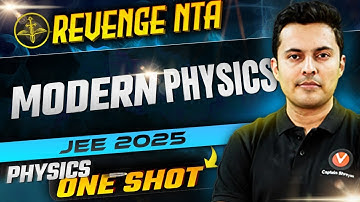 Modern Physics | JEE Mains 2025 Concept + Trending PYQs 📈 NTA Revenge April attempt | Shreyas Sir