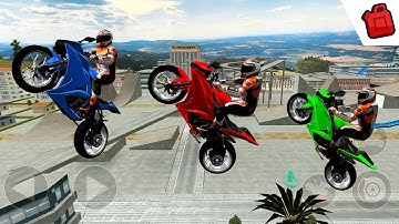 Best Stunts and Trick on the Fastest Motor Bikes in Xtreme Motorbikes | Android and IOS Gameplay 3D
