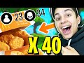 MANGIO 1 McNUGGETS per OGNI KiLL con ZERBI🤢 *HO ESAGERATO* FORTNITE ITA