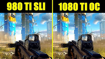 Battlefield 4 GTX 1080 TI Overclocked Vs GTX 980 TI SLI Frame Rate Comparison