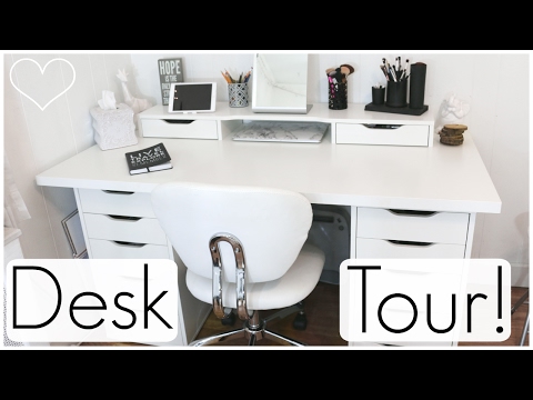 desk-tour-ft.-ikea-alex-drawers!-allisa-rose