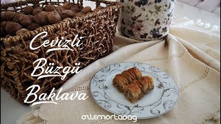 Baklavalik Yufka İle Çok Kolay Ve Çok Lezzetli̇ Cevi̇zli̇ Büzgü Baklava