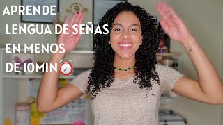 Palabras y Frases Básicas en Lengua de Señas | American Sign Language ASL for Beginners