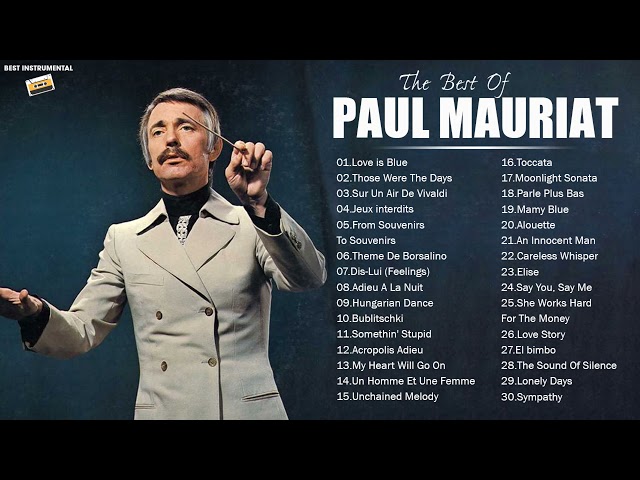 P A U L Mauriat Best World Instrumental Hits - P A U L Mauriat Greatest Hits All Time class=