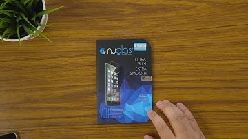 NUGLAS Tempered Glass Screen Protector For iPod Touch 6th Gen | Unboxing & Application