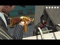 GTA 5 - MAFIA Michael and His Personal Security  VS Five Star Cop Battle! (Epic Roof Shootout)