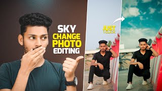 How To Change Sky Background In 1 Click | Sky Replacement Photo Editing On Mobile | Mazhar Pictures screenshot 3