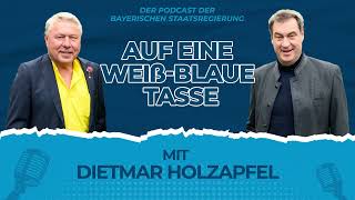 „Auf eine weiß-blaue Tasse“: Ministerpräsident Dr. Markus Söder und Dietmar Holzapfel - Bayern