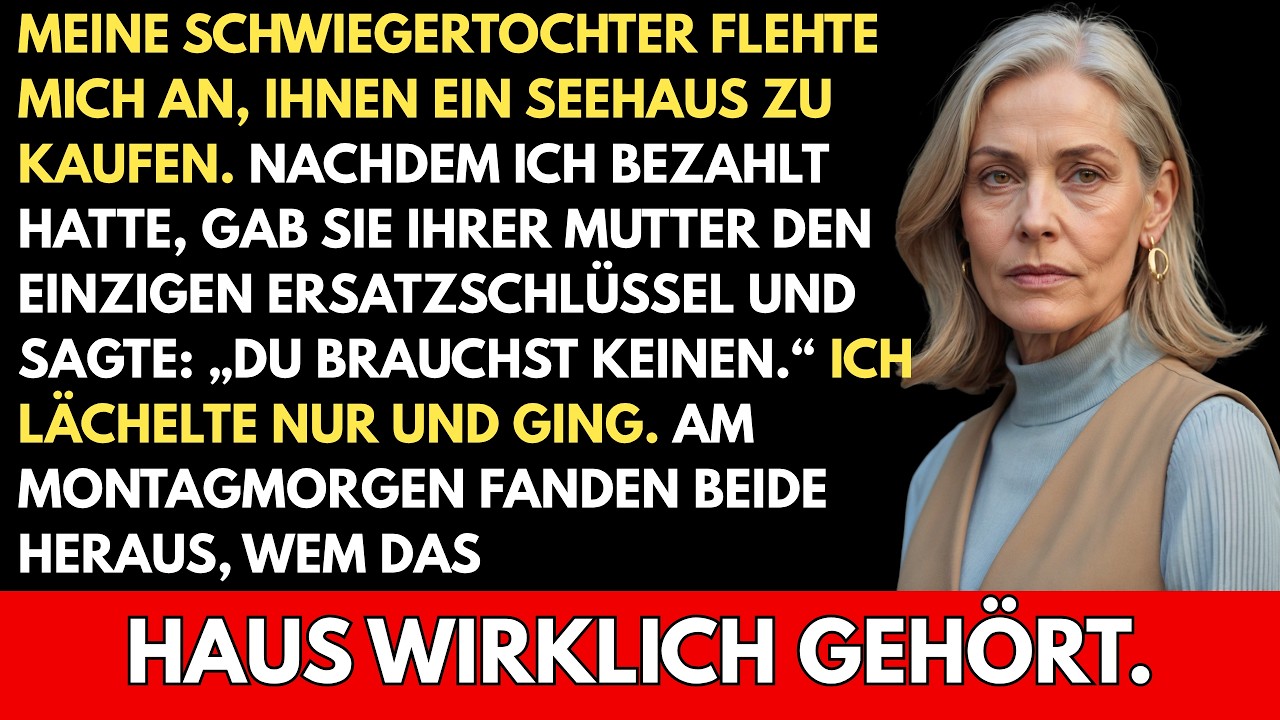 Nach Mitternacht klingelte mein Telefon. Es war mein Sohn Clemens, völlig außer Atem, und im Hintergrund schluchzte seine Frau Isabelle hemmungslos. Sie flehte mich an, ihr Traumhaus am See zu...