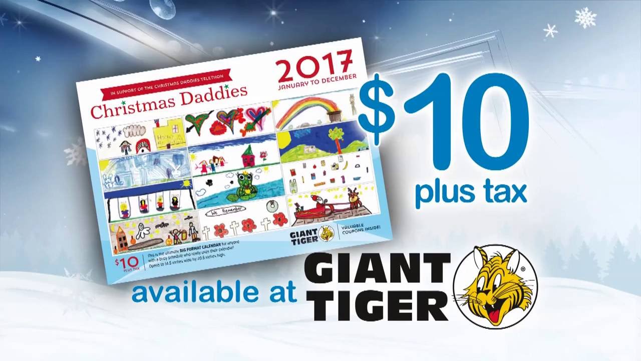 CHRISTMAS DADDIES 2017 Calendars at Giant Tiger YouTube