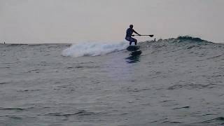 【カイトクラブ沖縄】SUP FOIL、なんちゃってボトムターン19-5-8