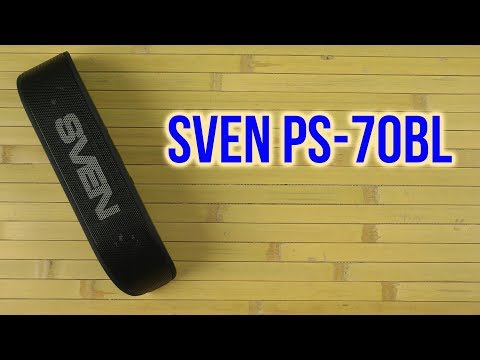 Распаковка Sven PS-70BL