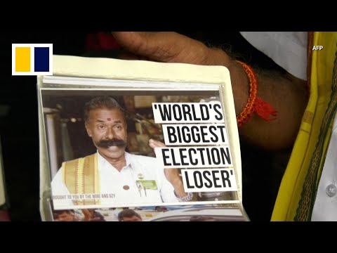 India’s biggest election loser readies for 239th defeat