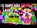 O SAPO NÃO LAVA O PÉ - Galinha pintadinha/Mariana/Coletânea Músical Infantil/ Vídeo para Crianças