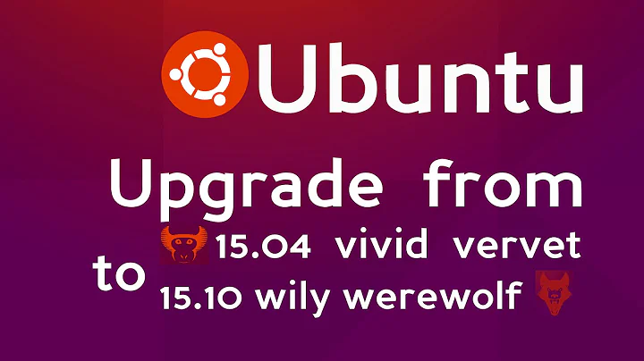 Demo - Upgrade Ubuntu from 15.04 vivid-vervet to 15.10 wily-warewolf