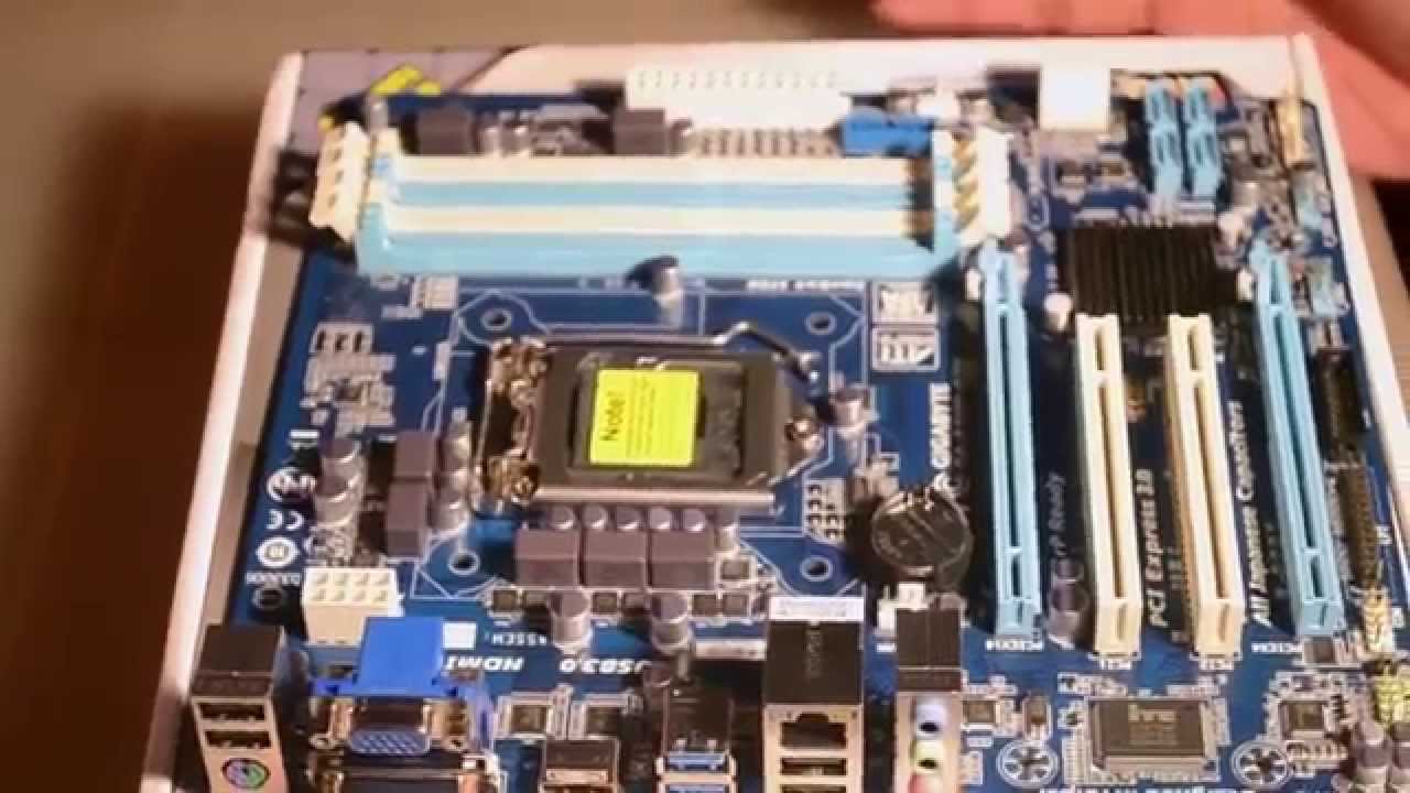 Gigabyte Ga 5m D3h Motherboard Unboxing Review Youtube