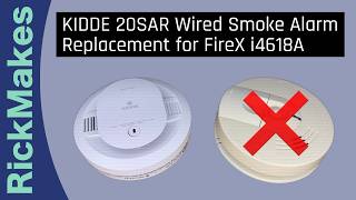 KIDDE 20SAR Wired Smoke Alarm Replacement for FireX i4618A
