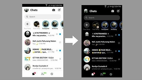 ENABLE FACEBOOK MESSENGER DARK MODE TUTORIAL 2019