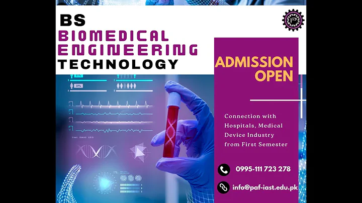 Information session BS Biomedical Engineering Technology | MME Department PAFIAST