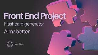 Flashcard Capstone project Almabetter