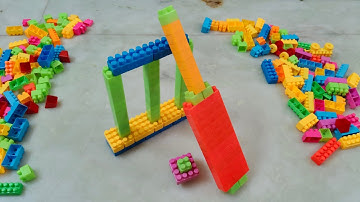 Satisfying DIY Lego Bat, Ball/ASMR Building Blocks/block game /lego building fun#asmr#buildingblocks