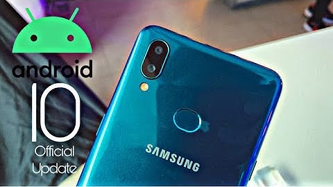 Samsung Galaxy A10s Official Android 10 Update